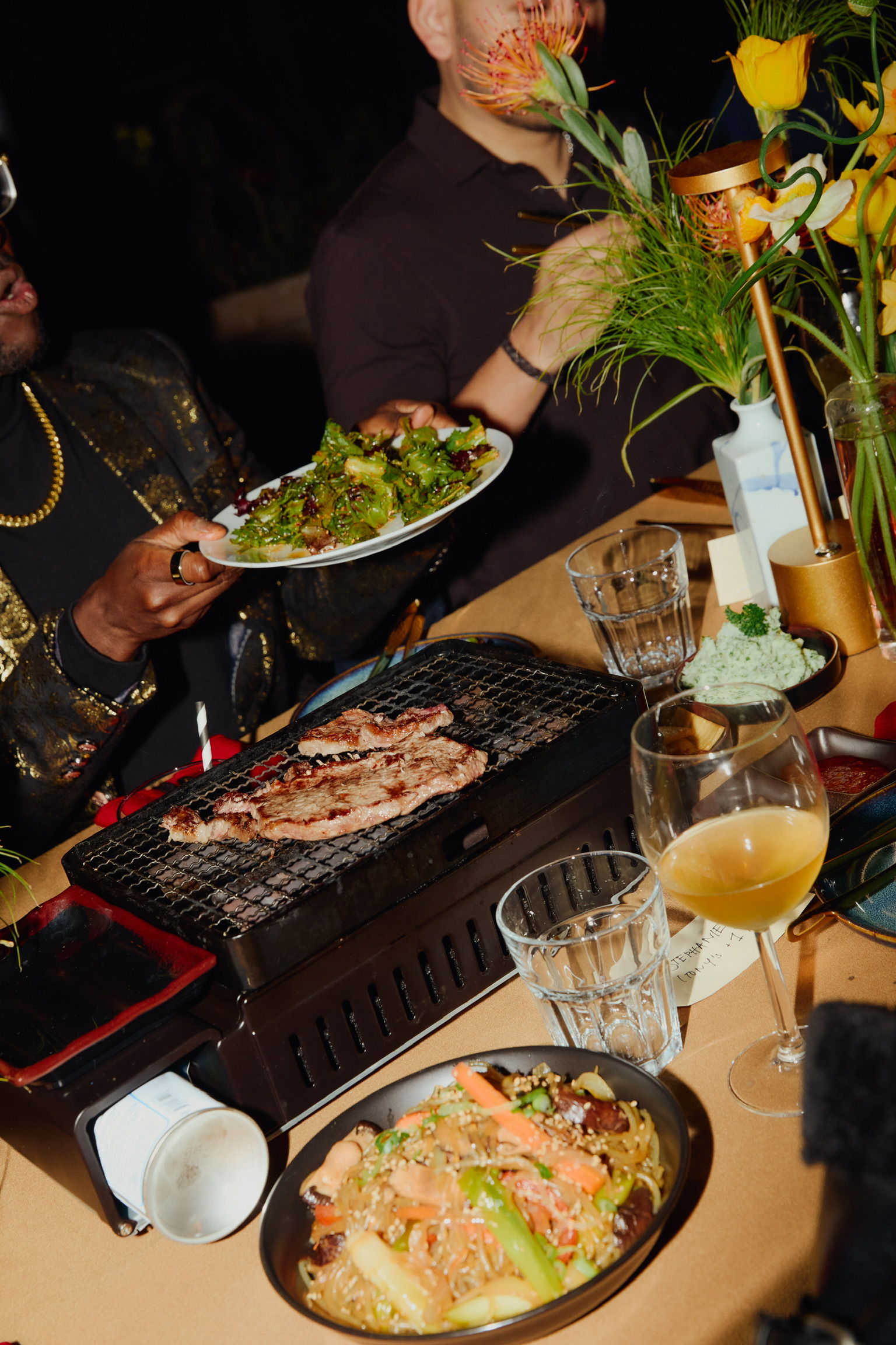Korean barbecue catering for bachelorette party